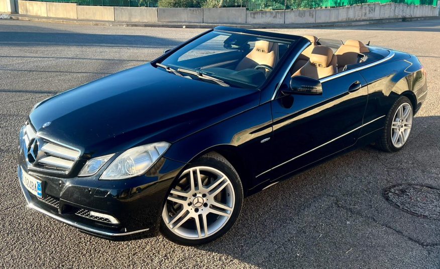 Mercedes-benz E 250 CDI Cabrio BlueEFFICIENCY Avantgarde
