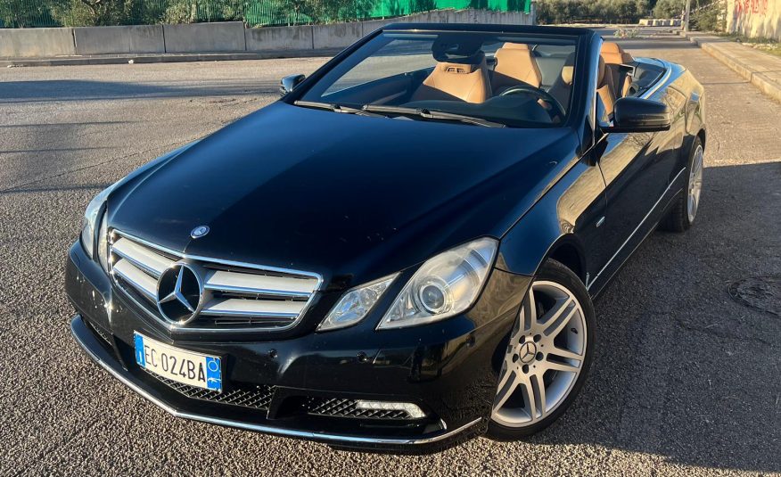 Mercedes-benz E 250 CDI Cabrio BlueEFFICIENCY Avantgarde