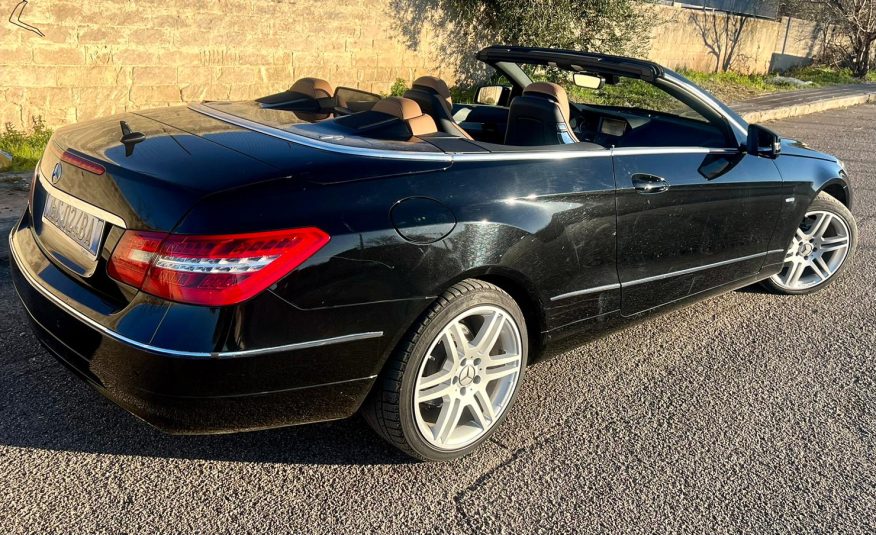 Mercedes-benz E 250 CDI Cabrio BlueEFFICIENCY Avantgarde